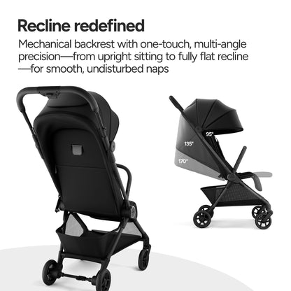 Mompush Nexis Carbon Travel Stroller Ultra Lightweight 11.5 Lb
