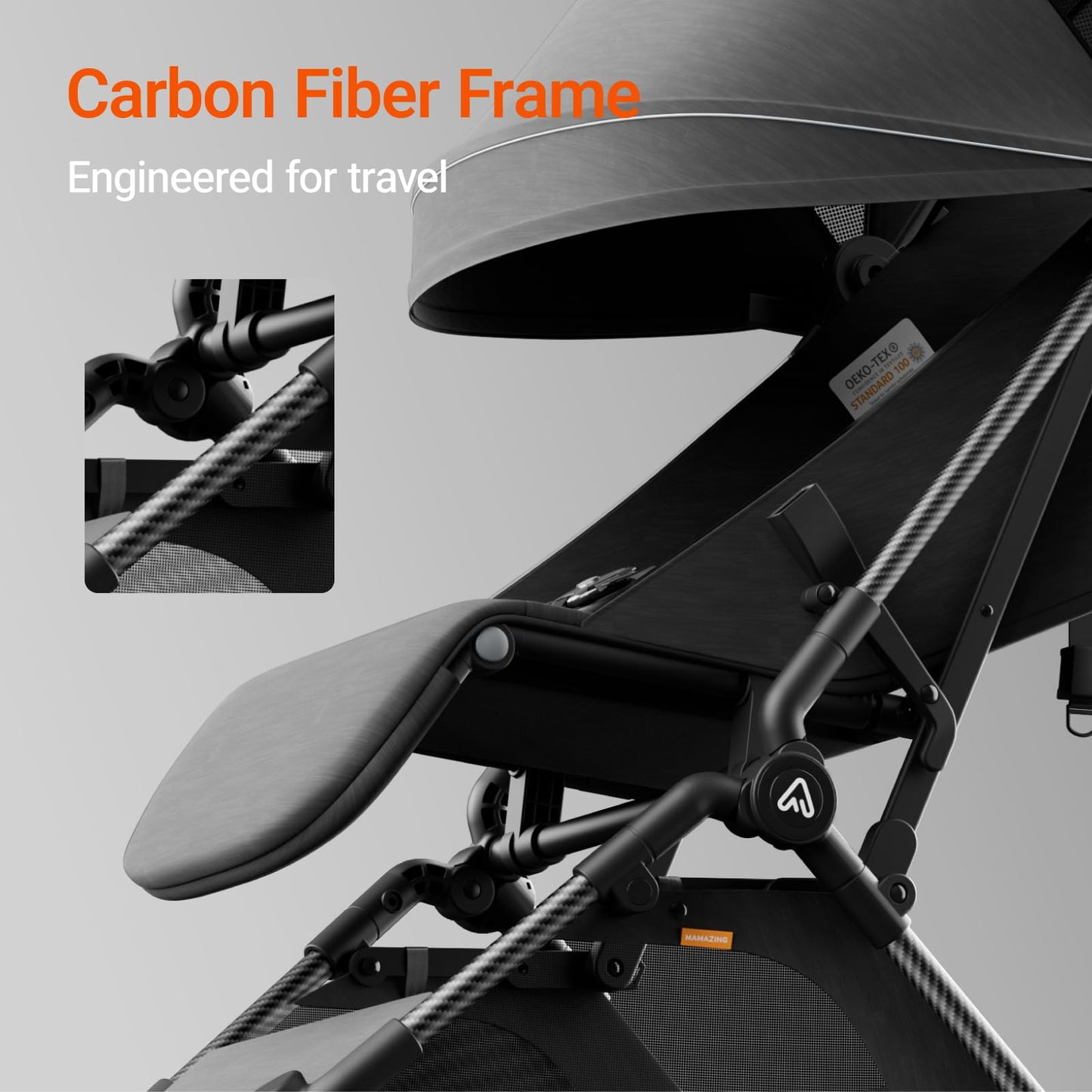 Ultra Air Lightweight Baby Travel Stroller One Handed Fold