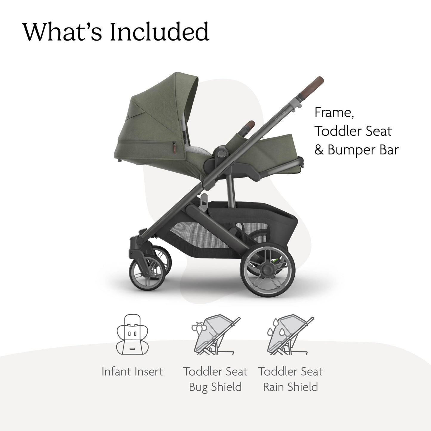 UPPAbaby Cruz V3 Stroller Car Seat Compatible Effortless Day To Day Maneuverability
