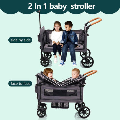 Wagon Stroller For Two All Terrain Travel