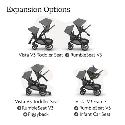 RumbleSeat V3 Second Seat For Vista Adapters Included All Weather