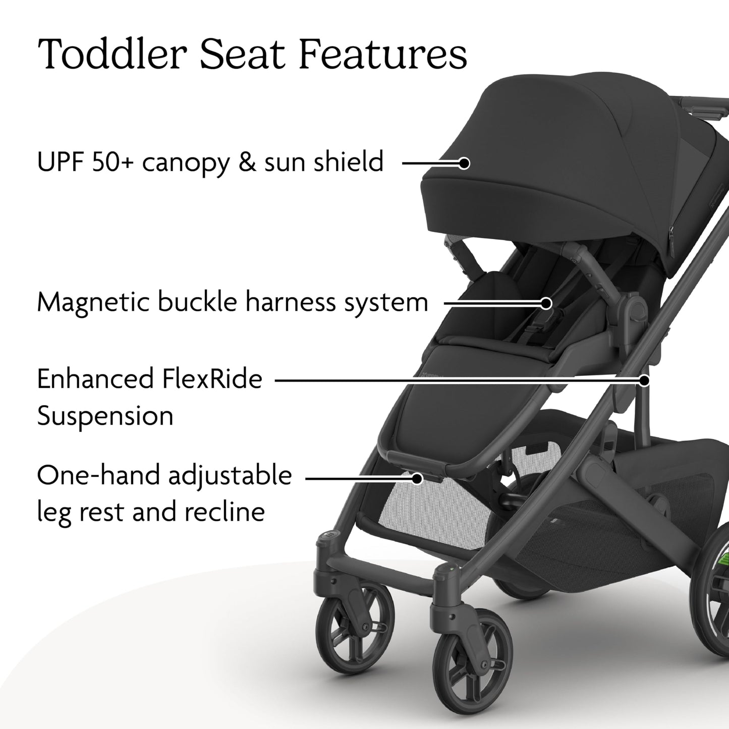 UPPAbaby Cruz V3 Stroller Car Seat Compatible Effortless Day To Day Maneuverability