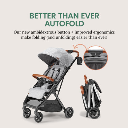 Bombi Bēbee V2 Lightweight Baby Stroller One Hand Fold