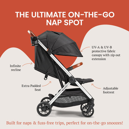 Bombi Bēbee V2 Lightweight Baby Stroller One Hand Fold