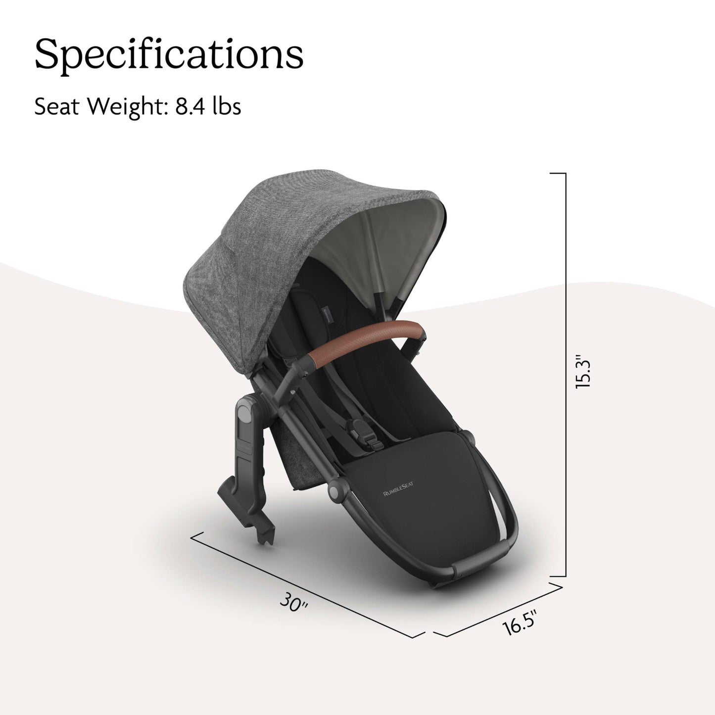 RumbleSeat V3 Second Seat For Vista Adapters Included All Weather