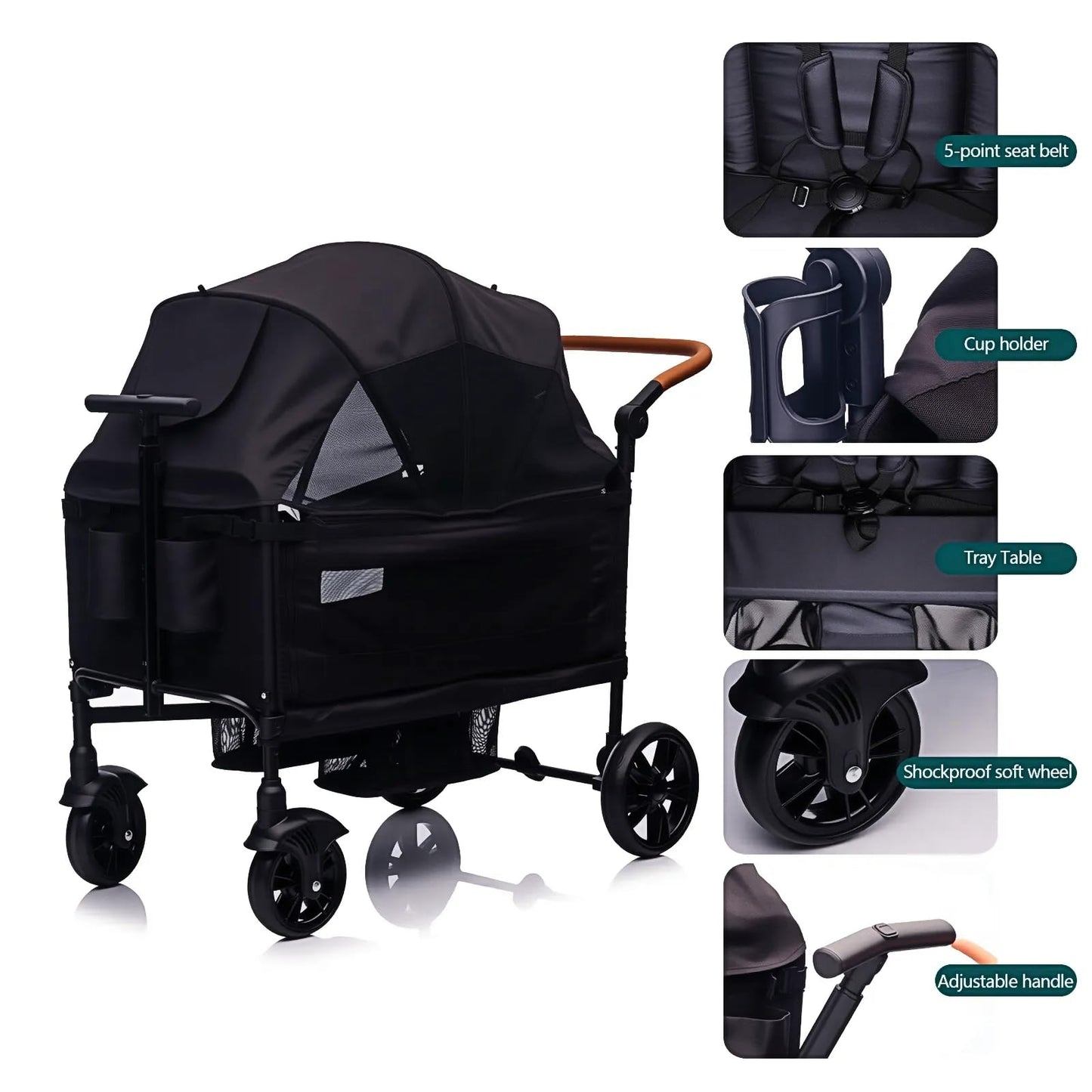 Wagon Stroller For Two All Terrain Travel