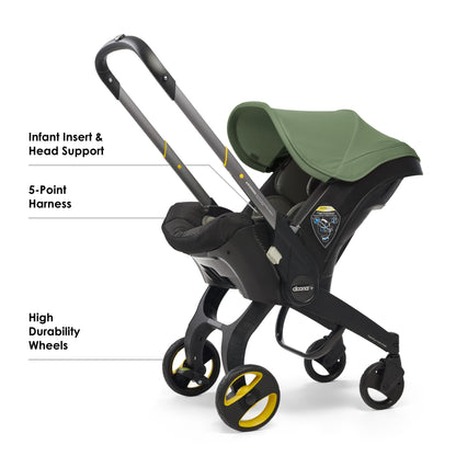 Doona Car Seat and Stroller Travel System All in One Easy Fold