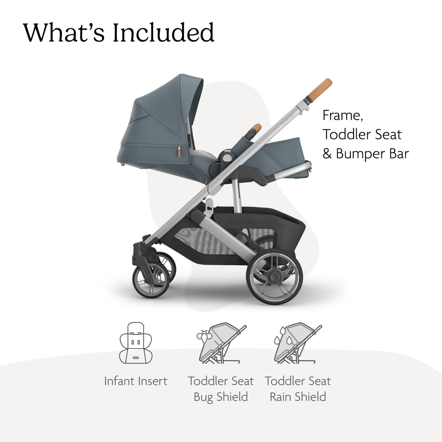 UPPAbaby Cruz V3 Stroller Car Seat Compatible Effortless Day To Day Maneuverability