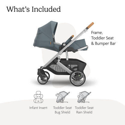 UPPAbaby Cruz V3 Stroller Car Seat Compatible Effortless Day To Day Maneuverability