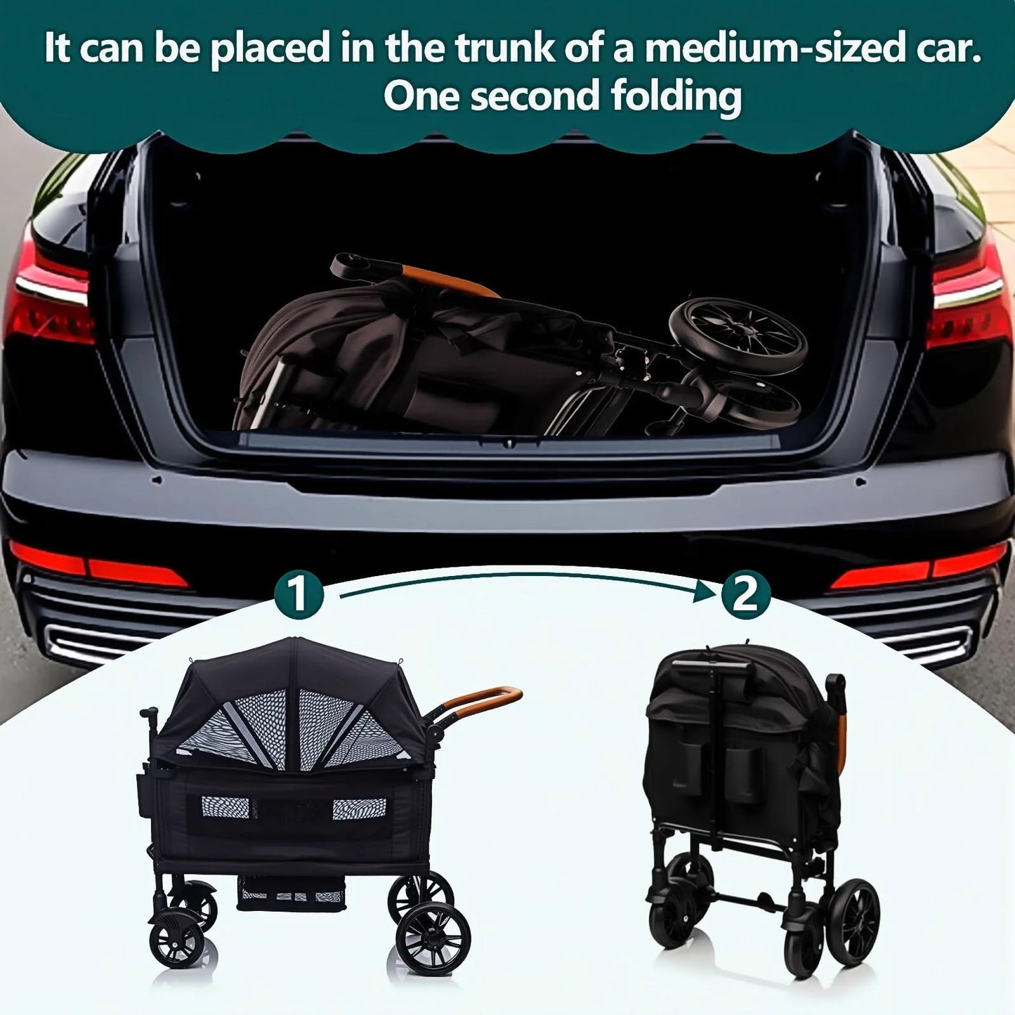 Wagon Stroller For Two All Terrain Travel