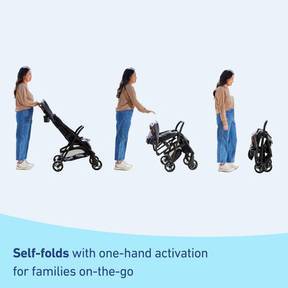 Graco Ready2Jet Compact Stroller With One Hand Automatic Fold For Easy Travel In Any Venue