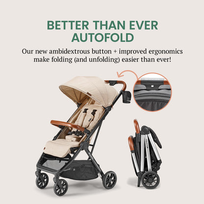 Bombi Bēbee V2 Lightweight Baby Stroller One Hand Fold