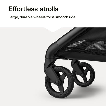 Bugaboo Butterfly 2 Travel Stroller Ultra Compact One Second Fold Lightweight Airplane Friendly Black