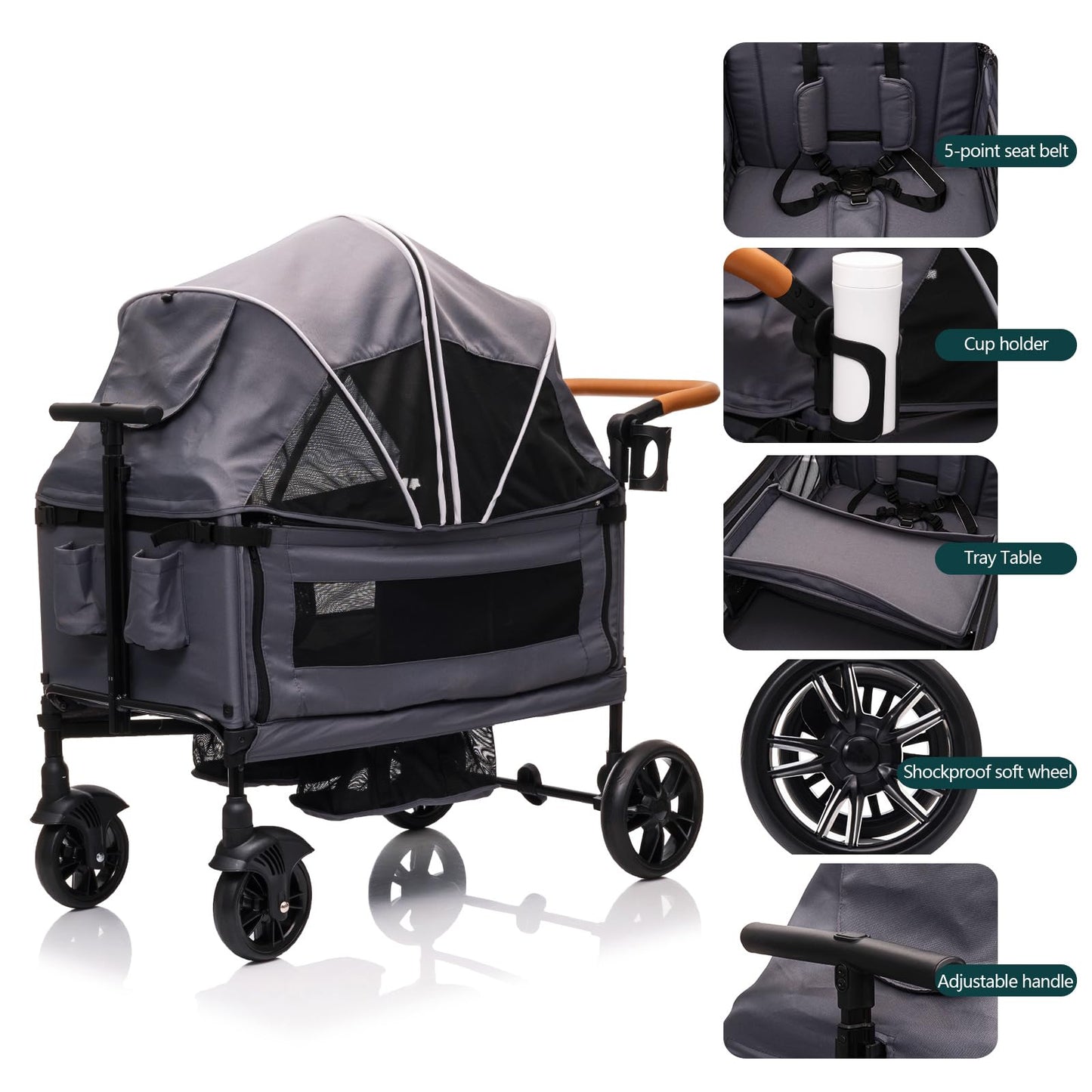 Wagon Stroller For Two All Terrain Travel