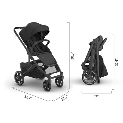 UPPAbaby Cruz V3 Stroller Car Seat Compatible Effortless Day To Day Maneuverability