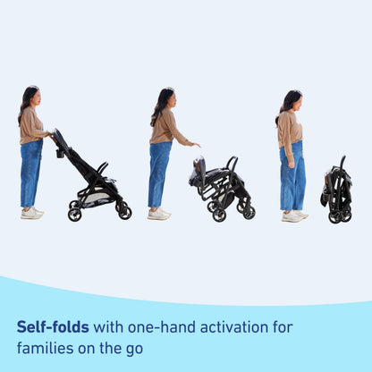 Graco Ready2Jet Compact Stroller With One Hand Automatic Fold For Easy Travel In Any Venue