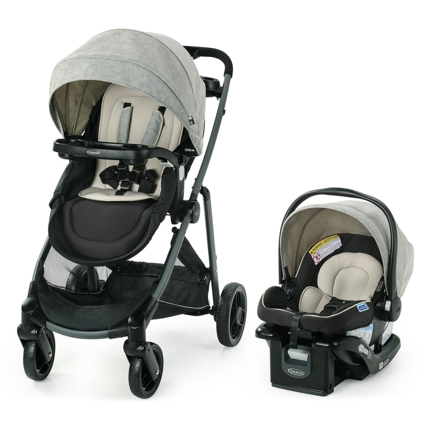 Graco Modes Element Travel System Canter 3In1 Stroller For Infant To Toddler With Car Seat Carrier