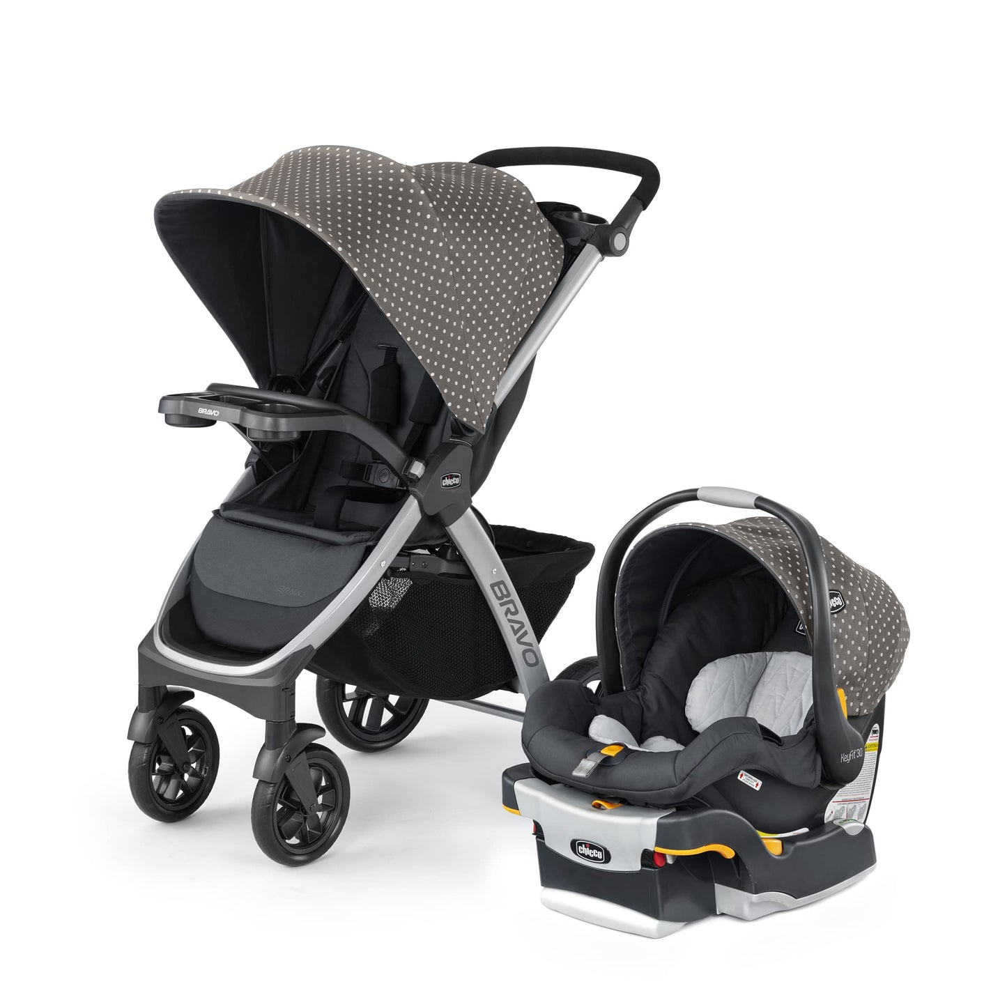 Chicco Bravo Trio Travel System With KeyFit 30 Car Seat And Base