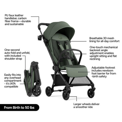 Mompush Nexis Carbon Travel Stroller Ultra Lightweight 11.5 Lb