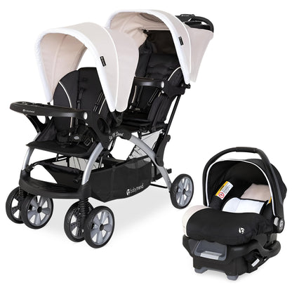 Baby Trend Double Stroller Car Seat Travel System Stormy
