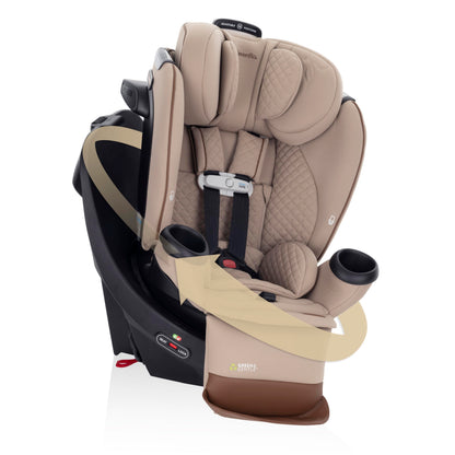 Evenflo Revolve360 Extend Rotational All In One Convertible Car Seat with 360 Degree Rotation and Extended Rear Facing