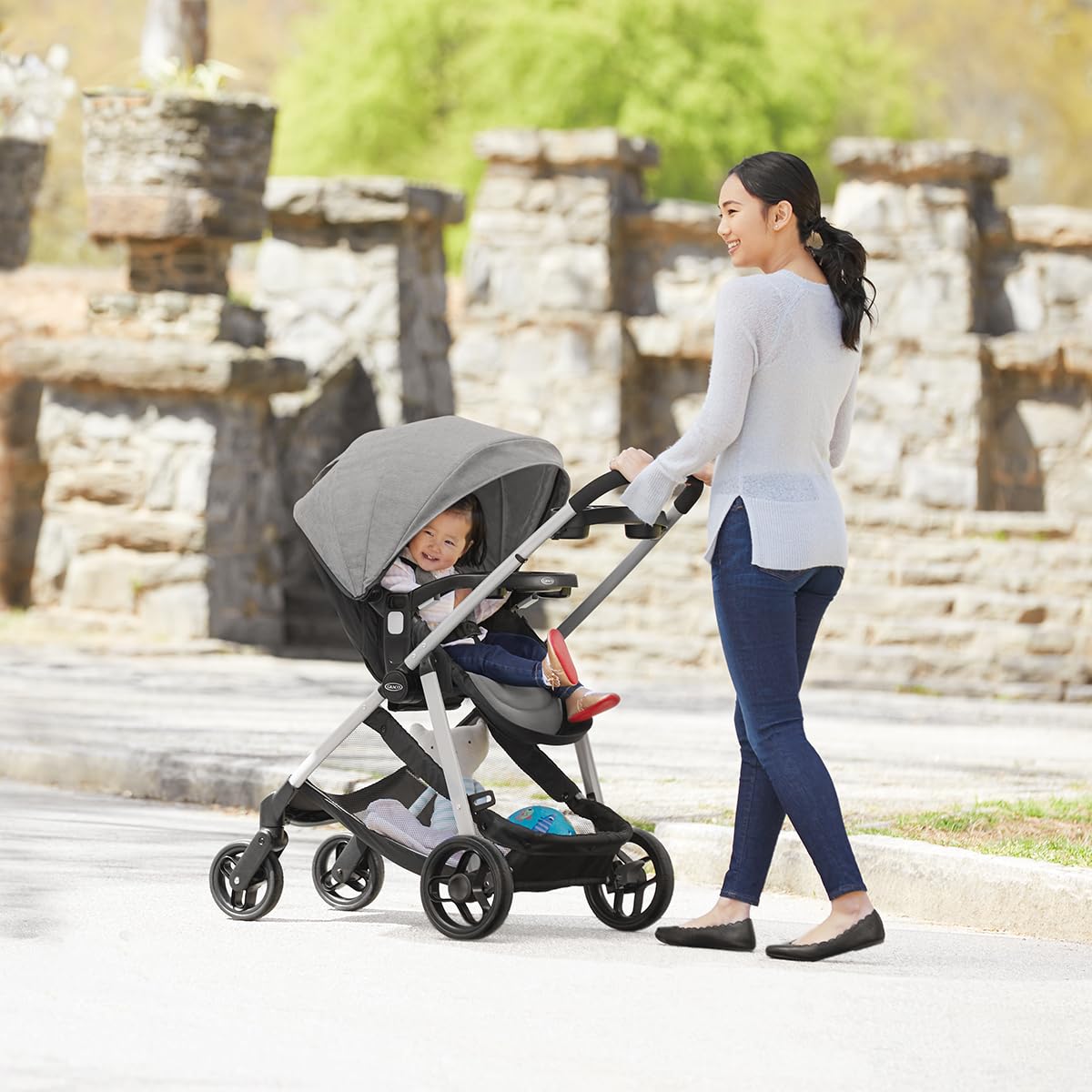 Graco Modes Element Travel System Canter 3In1 Stroller For Infant To Toddler With Car Seat Carrier