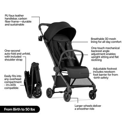 Mompush Nexis Carbon Travel Stroller Ultra Lightweight 11.5 Lb