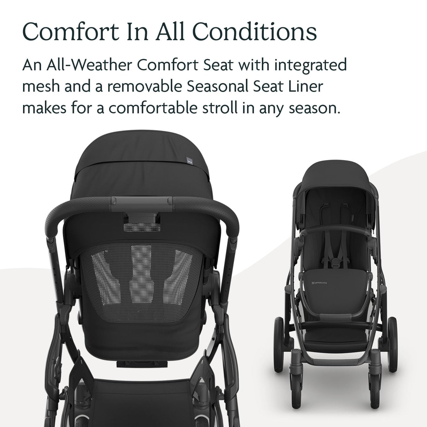 UPPAbaby Vista V3 Convertible Stroller Converts Single To Double