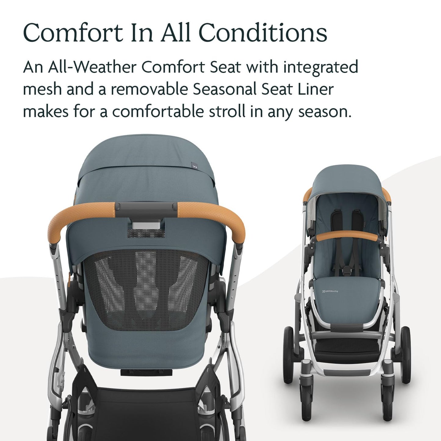 UPPAbaby Vista V3 Convertible Stroller Converts Single To Double
