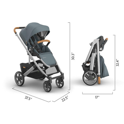 UPPAbaby Cruz V3 Stroller Car Seat Compatible Effortless Day To Day Maneuverability
