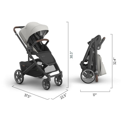 UPPAbaby Cruz V3 Stroller Car Seat Compatible Effortless Day To Day Maneuverability