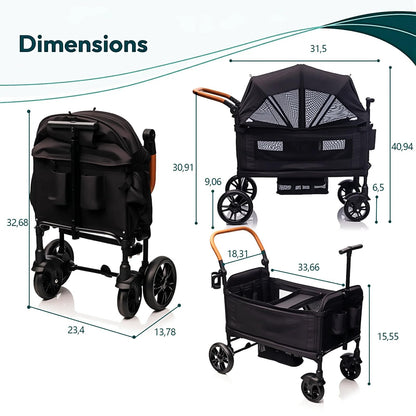 Wagon Stroller For Two All Terrain Travel