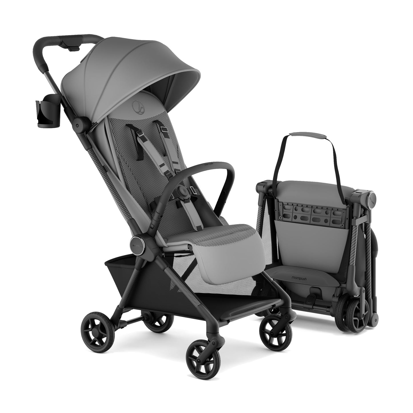 Mompush Nexis Carbon Travel Stroller Ultra Lightweight 11.5 Lb
