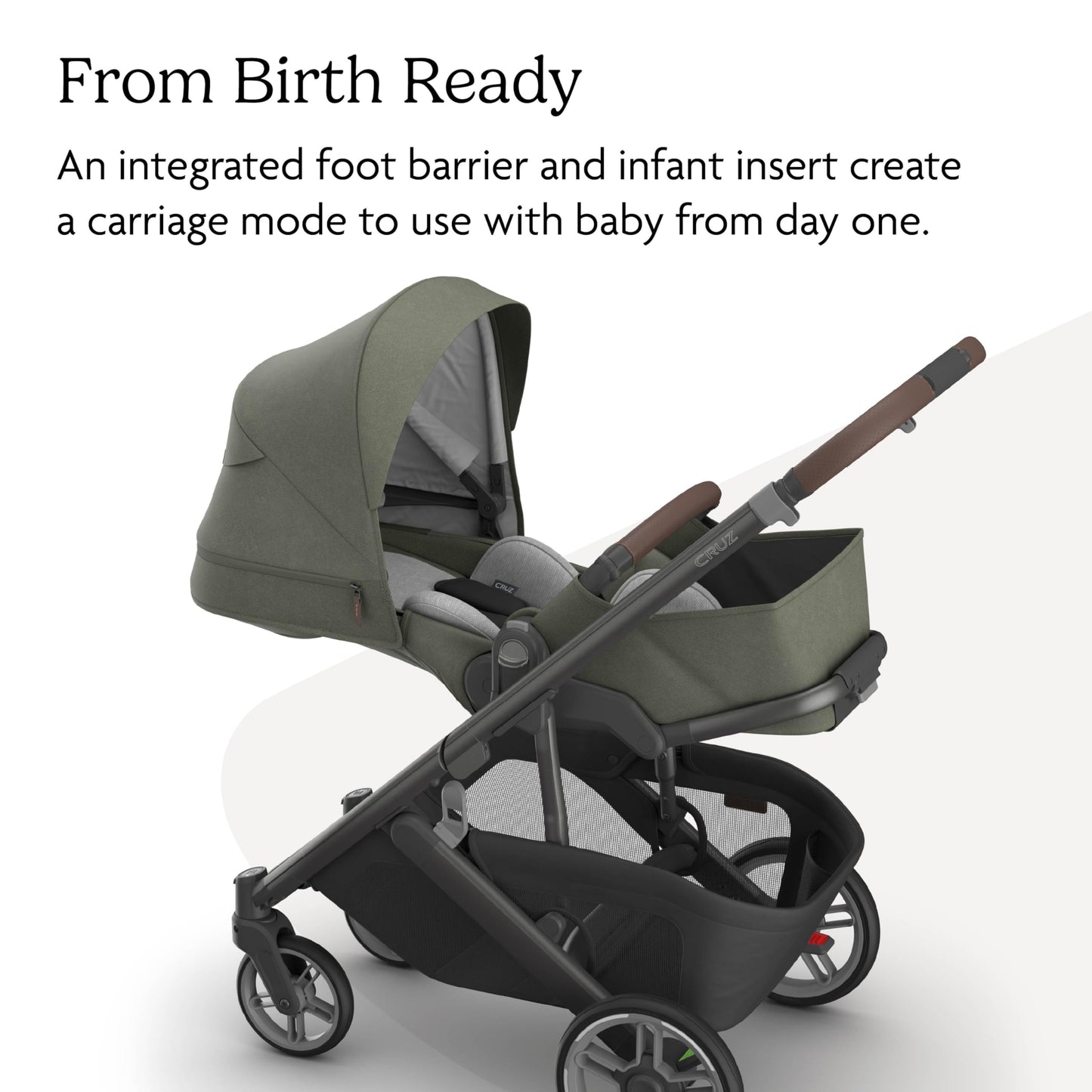 UPPAbaby Cruz V3 Stroller Car Seat Compatible Effortless Day To Day Maneuverability