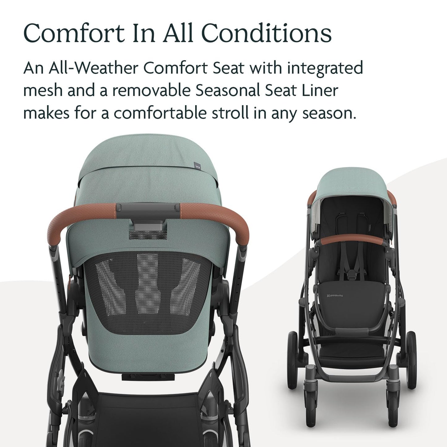 UPPAbaby Vista V3 Convertible Stroller Converts Single To Double