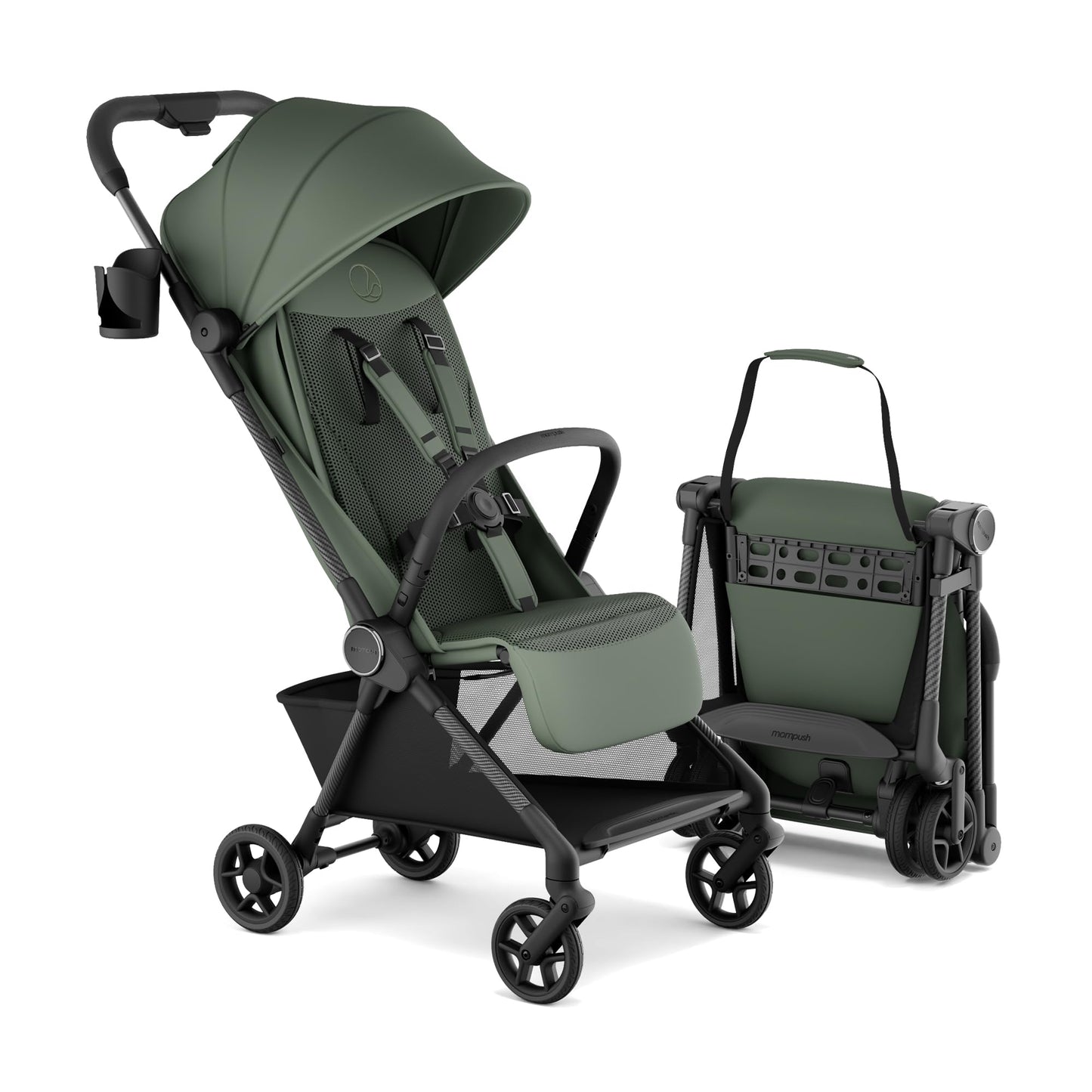 Mompush Nexis Carbon Travel Stroller Ultra Lightweight 11.5 Lb
