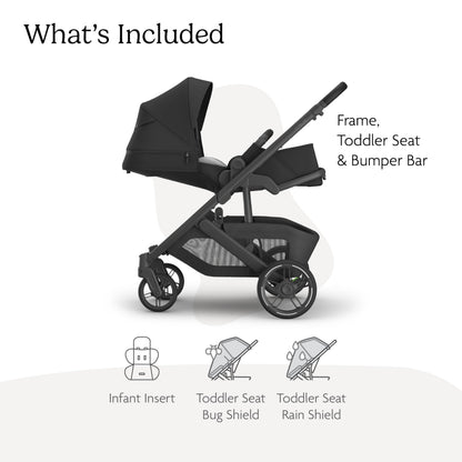 UPPAbaby Cruz V3 Stroller Car Seat Compatible Effortless Day To Day Maneuverability