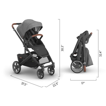 UPPAbaby Cruz V3 Stroller Car Seat Compatible Effortless Day To Day Maneuverability