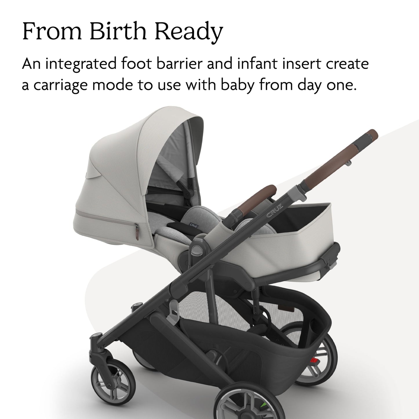 UPPAbaby Cruz V3 Stroller Car Seat Compatible Effortless Day To Day Maneuverability