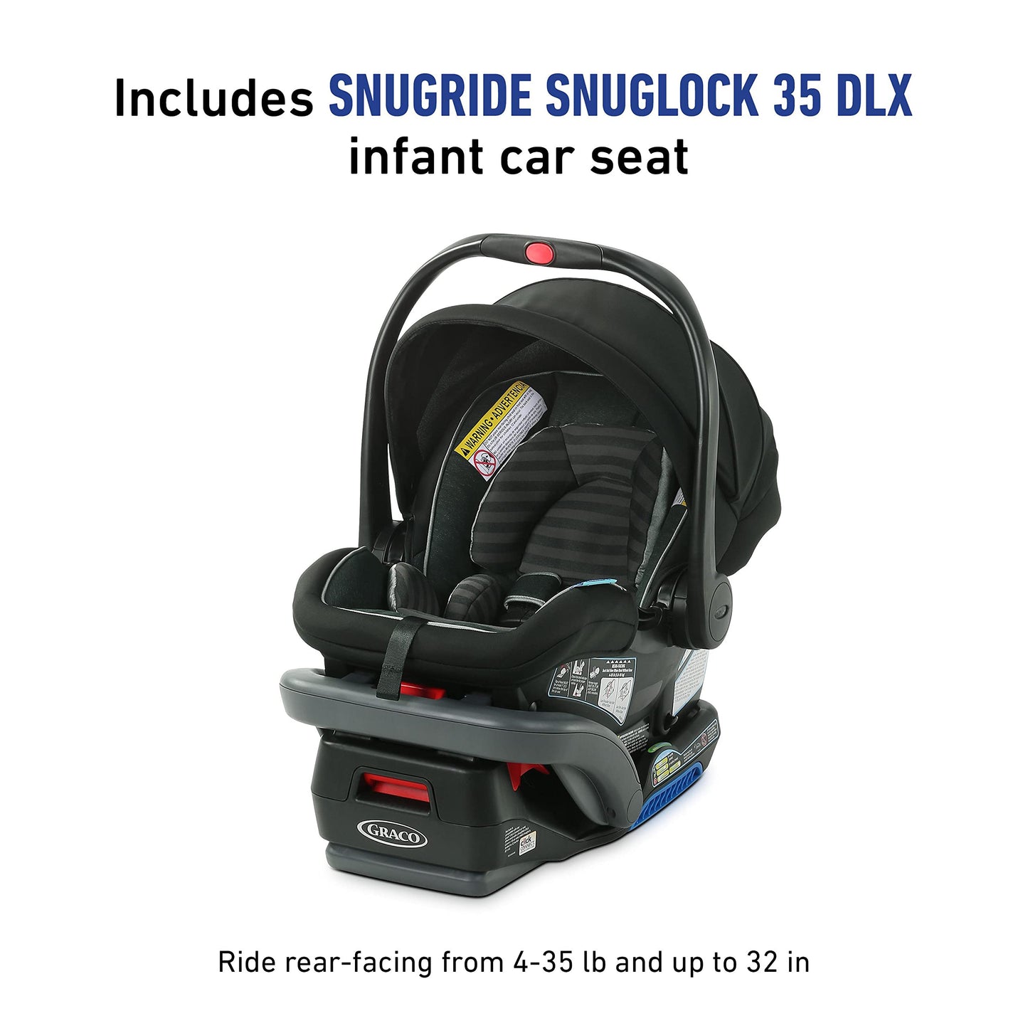 Graco Modes Nest Travel System With Slide2Me Height Adjustable Seat