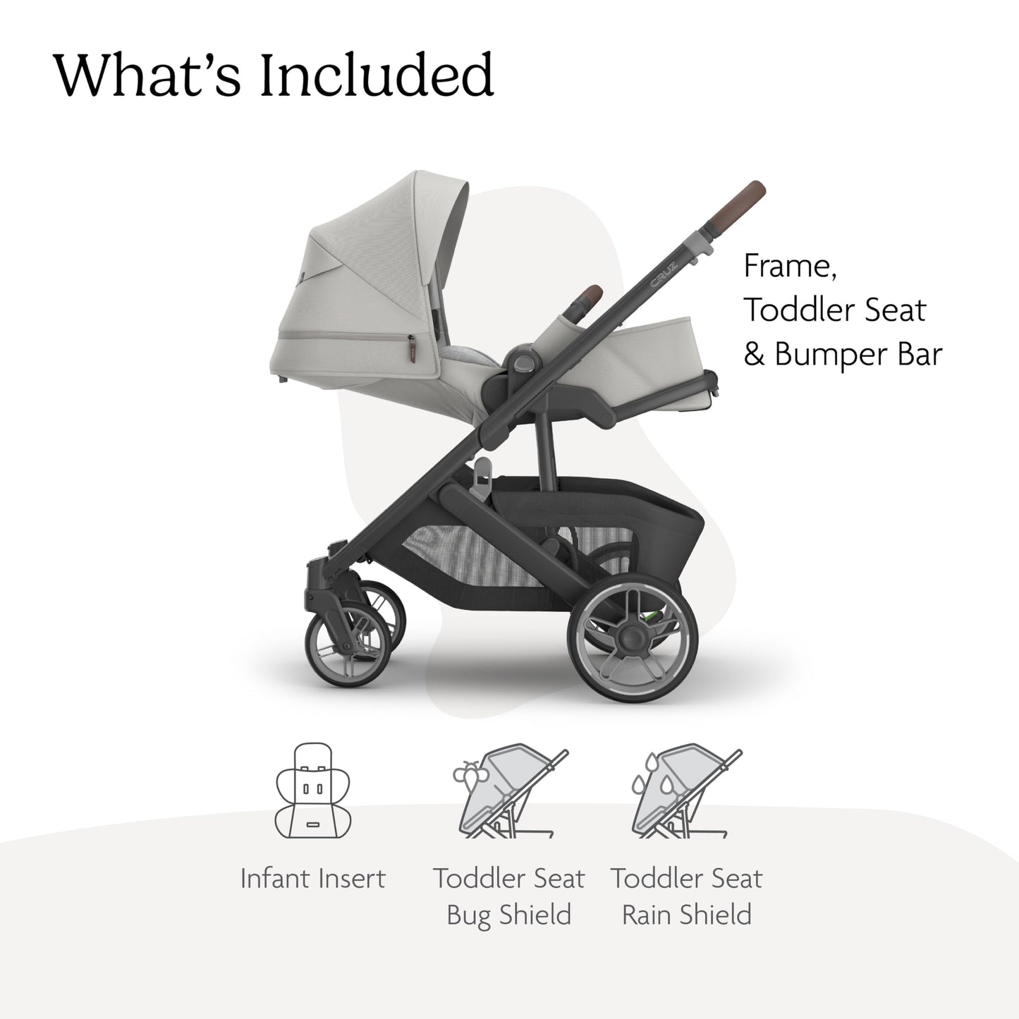 UPPAbaby Cruz V3 Stroller Car Seat Compatible Effortless Day To Day Maneuverability