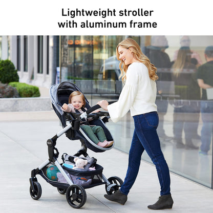 Graco Modes Nest Travel System With Slide2Me Height Adjustable Seat