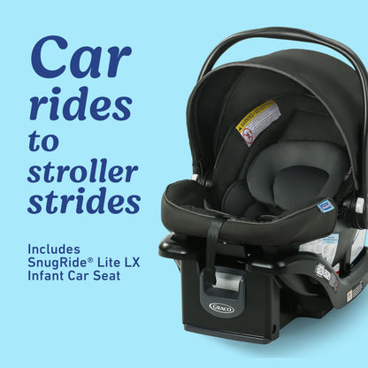 Graco Modes Element Travel System Canter 3In1 Stroller For Infant To Toddler With Car Seat Carrier