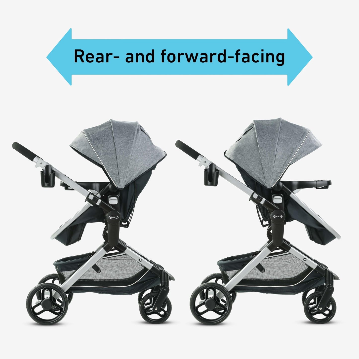 Graco Modes Nest Travel System With Slide2Me Height Adjustable Seat
