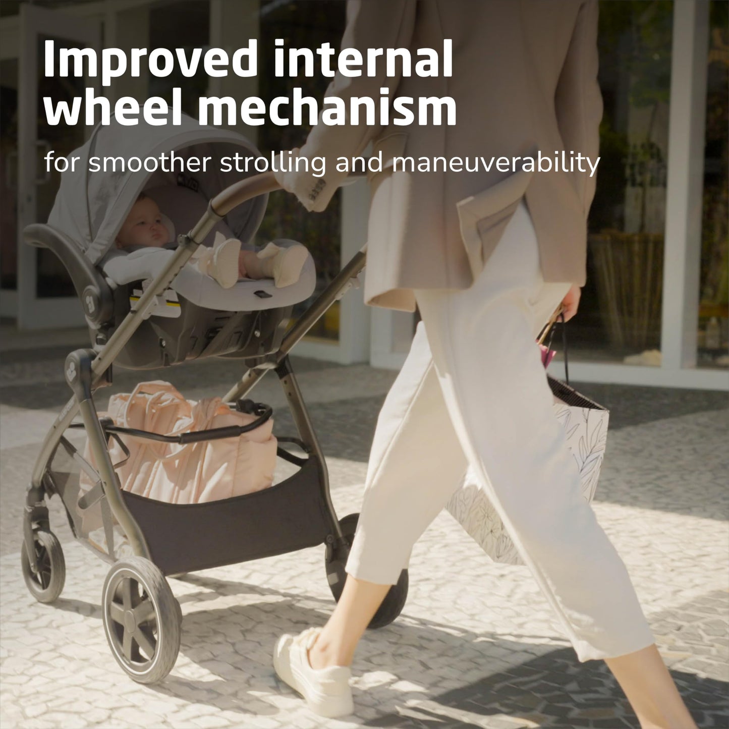 Maxi-Cosi Zelia Luxe 5 In 1 Modular Travel System With Mico Luxe Infant Car Seat