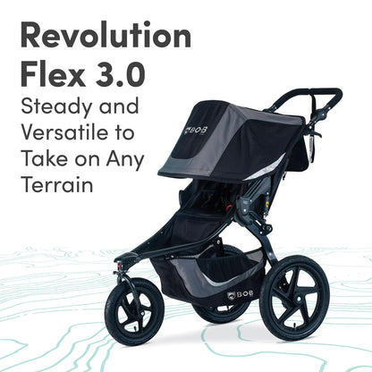 Bob Gear Revolution Flex 3.0 Duallie Jogging Stroller with Suspension