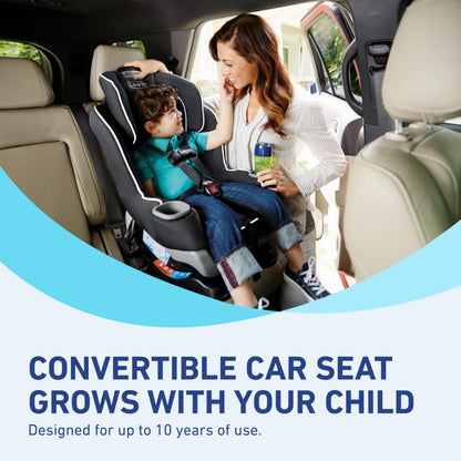 Graco Extend2Fit Convertible Car Seat With 4 Position Extension Panel For Extra Legroom