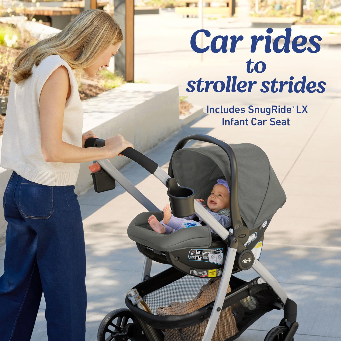 Graco Modes Pramette Travel System 3in1 Infant Car Seat Stroller