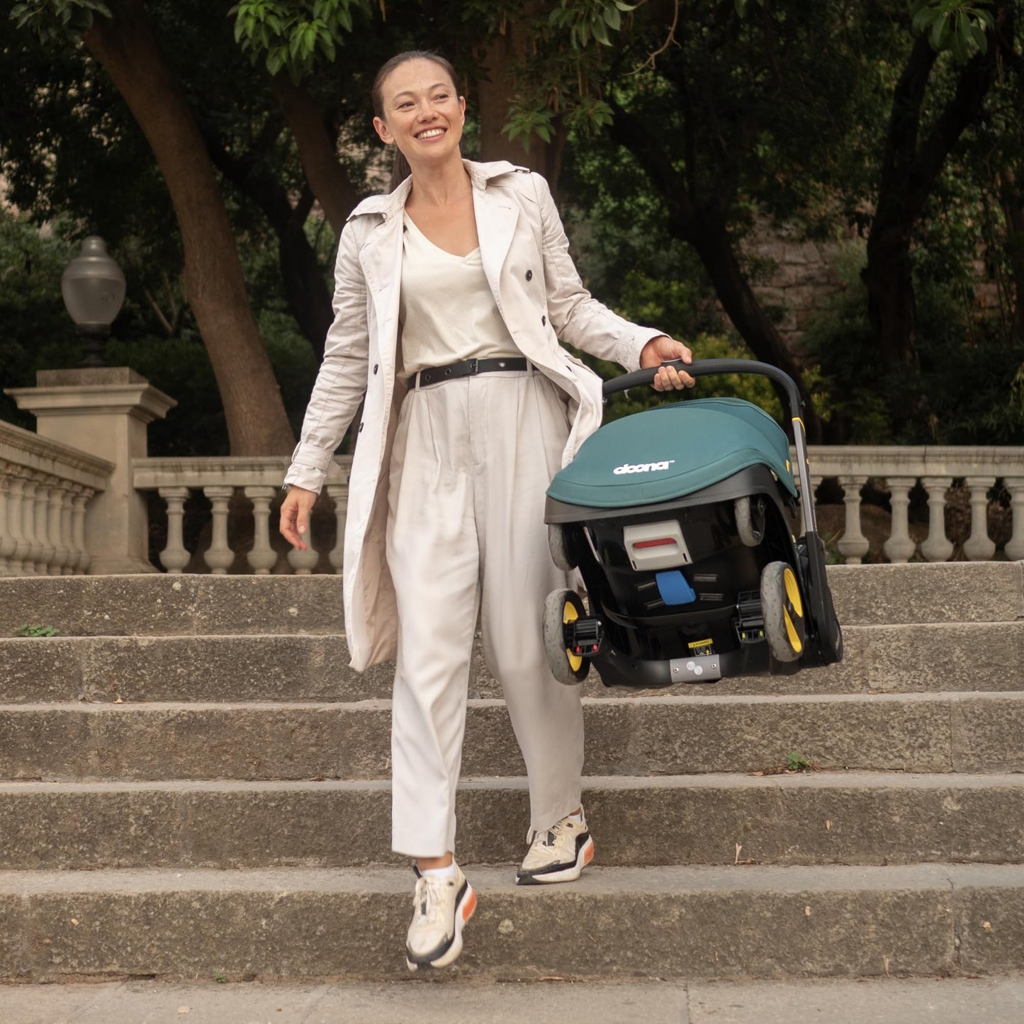Doona Car Seat and Stroller Travel System All in One Easy Fold