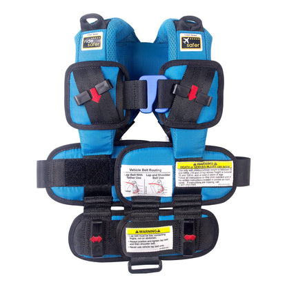 RideSafer Portable Car Seat Small Black Lightweight For Travel And Everyday Child Safety